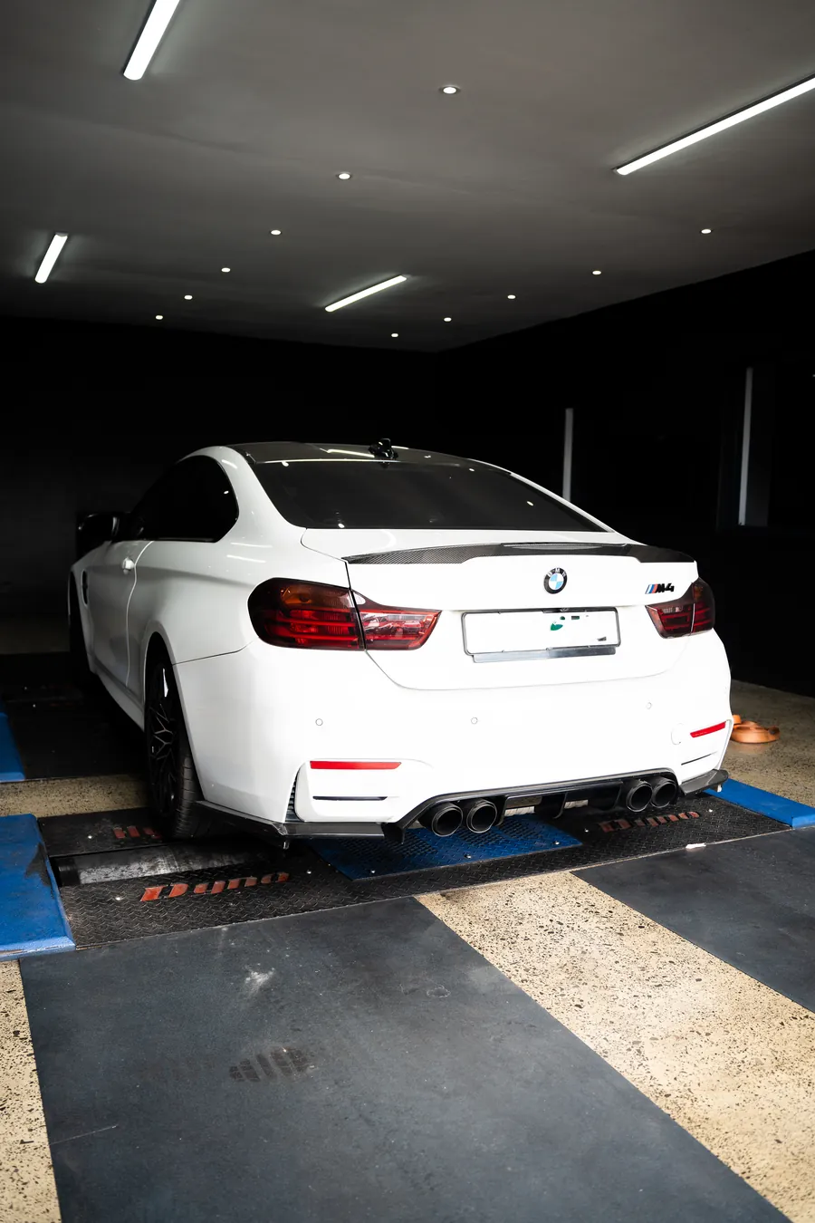 BMW M4 — On the dyno