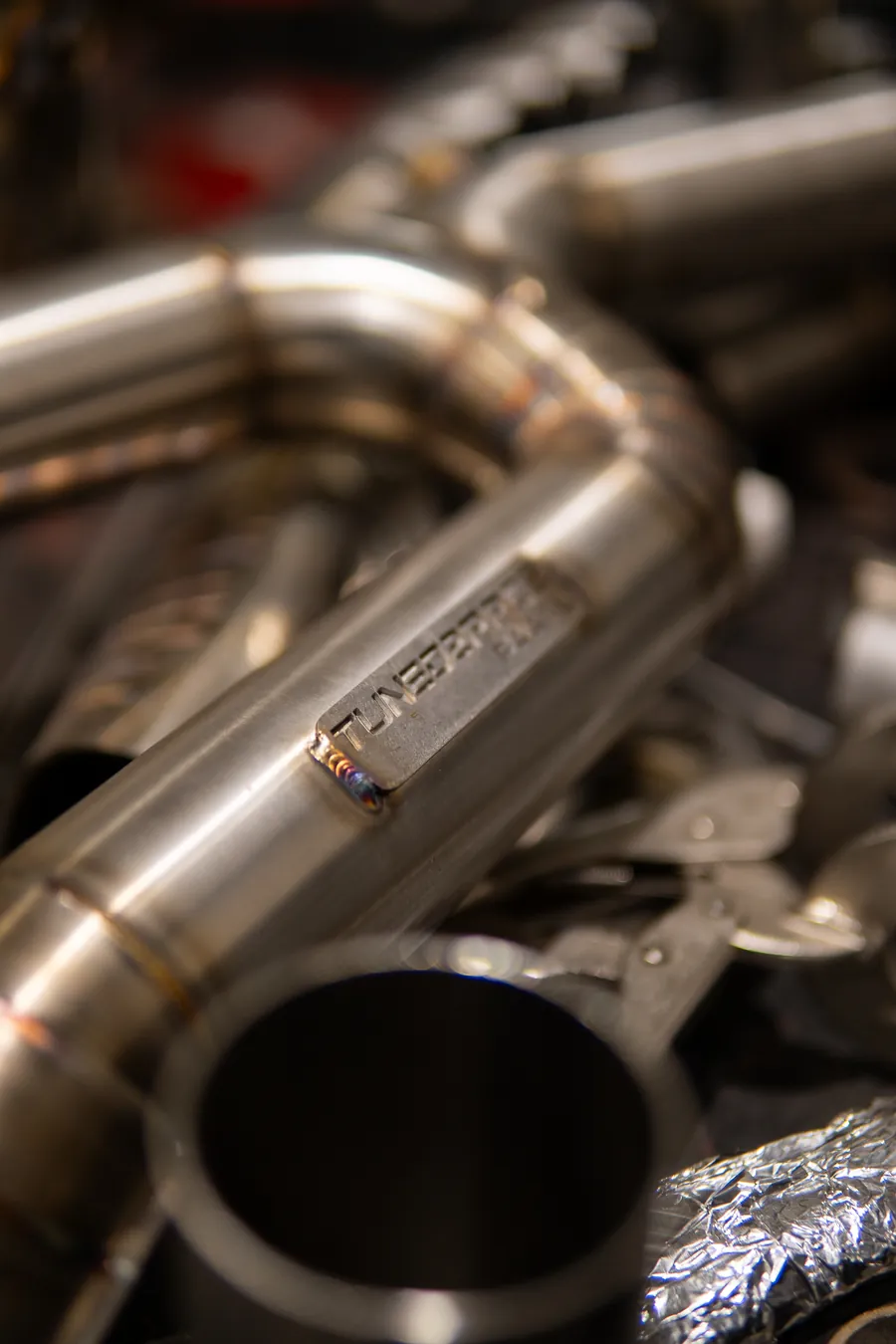 Porsche 997 Turbo — Stainless bends